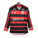 Camisa Flamengo I 24/25 Manga Longa